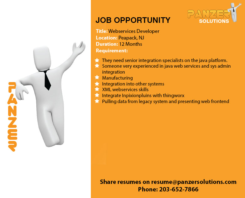panzersolution's tweet image. Job Title: Webservices Developer
Location: Peapack, New Jersey
Share resumes on resume@panzersolutions.com
Or for more info click on the below link
panzersolutions.com/view_job_oppor…
#PanzerSolutions #WebservicesDeveloper #Webservices  #Developer #Jobs #Latestjobs #Newjersey