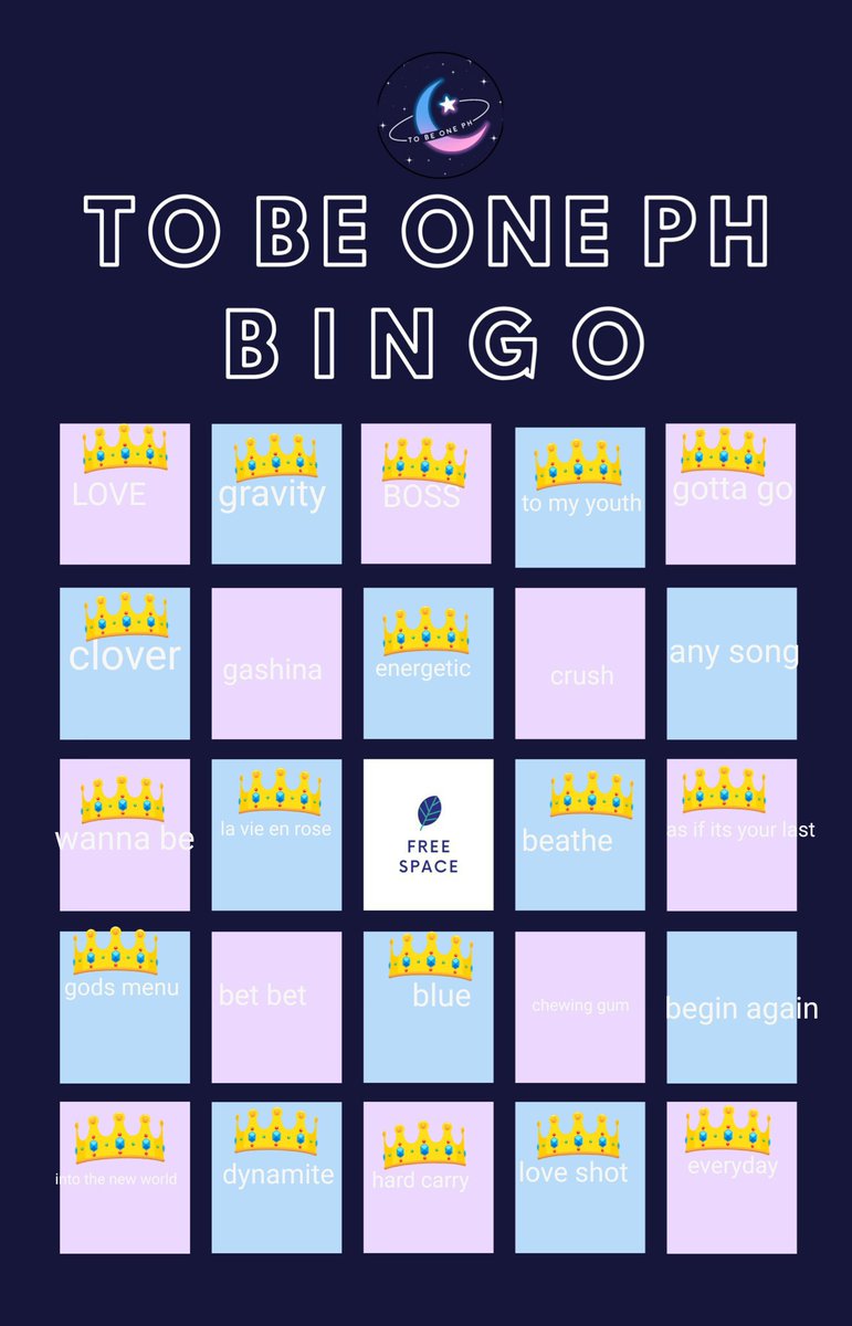 pwjbestboy's tweet photo. @ToBeOnePH1 #TBOPHBINGOGAME https://t.co/zkIzBP4b91