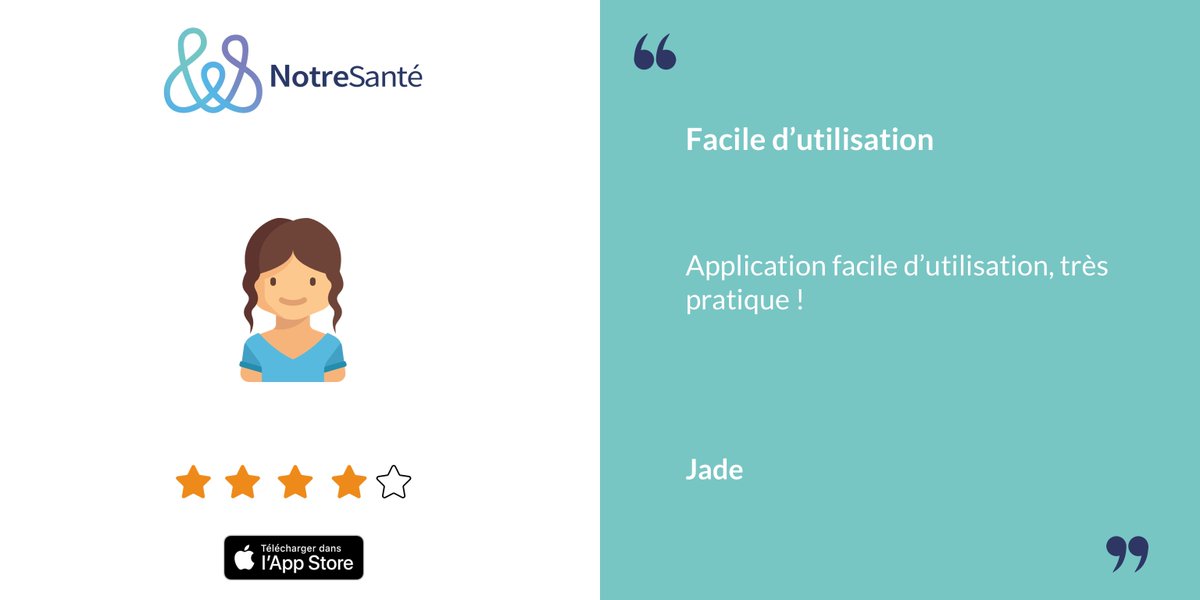GererNotreSante's tweet photo. Hello 👋  N'hésitez pas à #télécharger notre #app
@GererNotreSante et à rédiger votre avis sur les #stores comme Jade ! Votre #feedback nous tient à coeur pour nos prochaines versions ! 😉
➡️ App Store : https://t.co/6W2NfmW5JJ
➡️ Google Play : https://t.co/DURZ8vpTAb https://t.co/qOvOZK2qx4