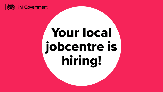 Your local jobcentre is hiring! Make a difference and apply to be a Work Coach today.