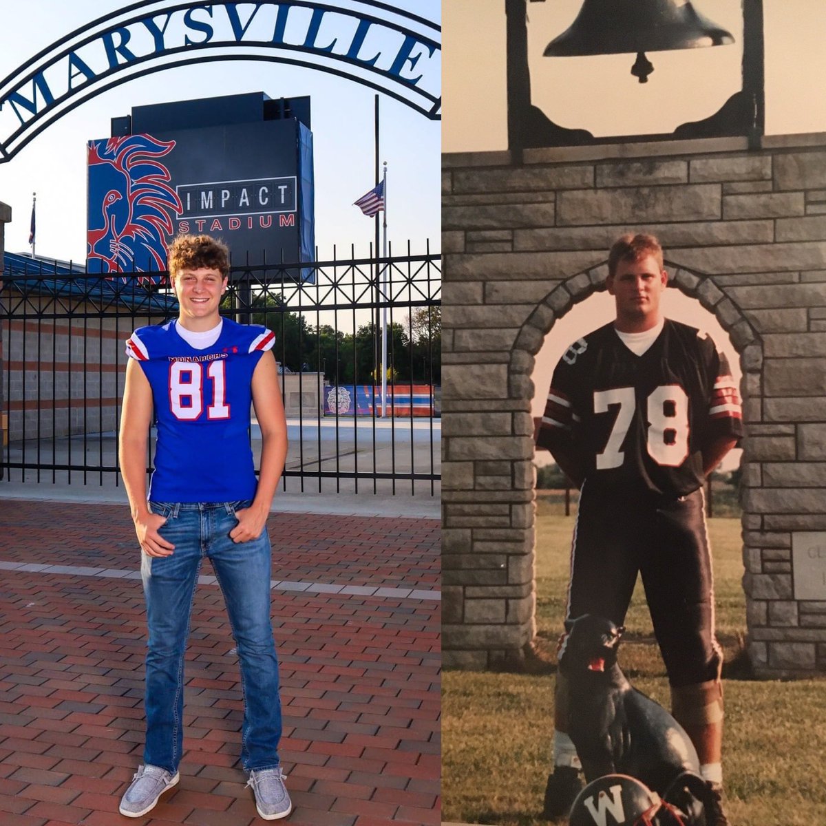 I know I’ve made a post similar to this before, but because tomorrow is senior night...  here’s to the past and the present.  Enjoy every minute Mase.  Could not be more proud of you.