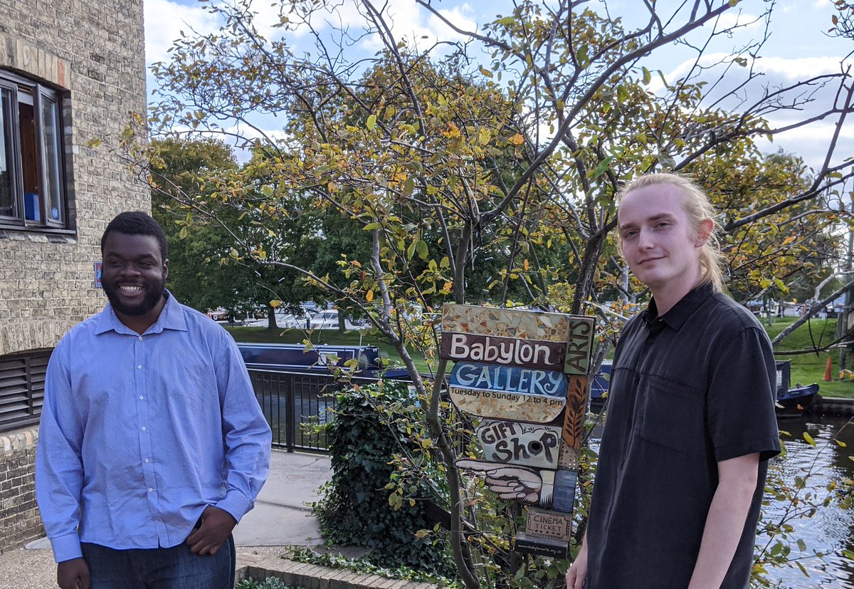 BabylonArtsEly's tweet photo. We got to meet our new #BabylonYoungCurators - Olu and Sid today! They begin their 9 month placement with us, leading to two new exhibitions/events in 2021. #ACESupported #Curator #Arts https://t.co/MknUCLczrb