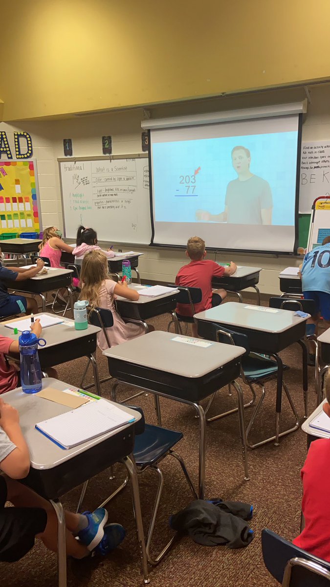 Practicing subtraction strategies using Math Antics!!!