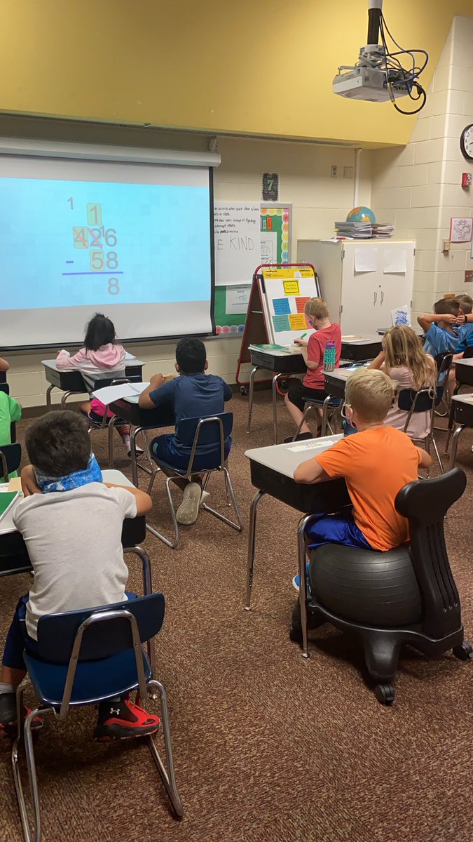 MrsGaw2017's tweet photo. Practicing subtraction strategies using Math Antics!!! https://t.co/aj31gpoAqk