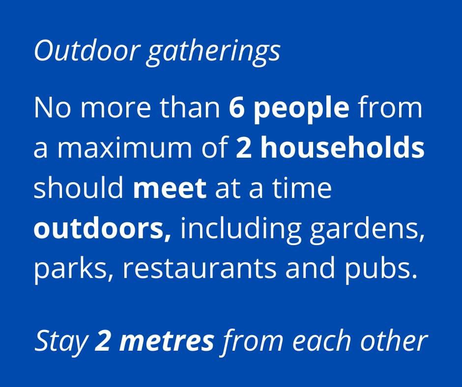 WDCouncil's tweet photo. New restrictions are now in place in Scotland for people gathering in &amp; outdoors. 

Local restrictions are still in place within West Dun, which means you cannot visit other houses or have anyone visit your home. 

Keep West Dunbartonshire out of Lockdown &amp; do the right thing! https://t.co/Sk0nigU2nL