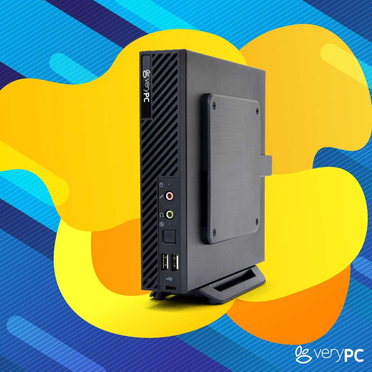 verypc's tweet image. Meet the #VeryPC Flex Micro... our slim and perfectly formed desktop PC that will keep any workspace looking smart and tidy. 

You can learn more about the Flex Micro right here 👉 bit.ly/2AGpk7r

#desktopcomputing #education #custombuilt