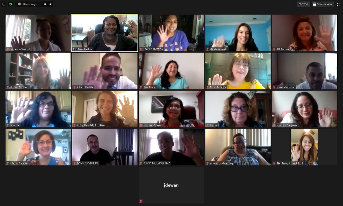 ecorise's tweet photo. Our first official @jcps_district PDs were a success!🎉 Yesterday 4th-grade &amp; performing/visual arts teachers learned how to incorporate EcoRise resources into their district-wide STEAM challenge which will empower students to become environmental ambassadors. #WeRise #ecoteacher https://t.co/xkCPVvQdoy