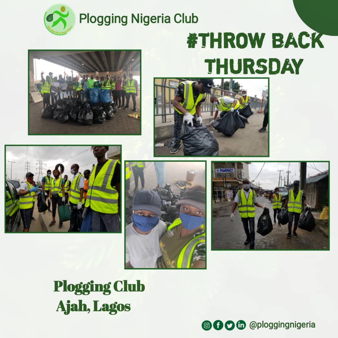 ploggingnigeria's tweet photo. #TBT
On a cloudy Saturday morning, 23 volunteers including Ploggas gathered at Jubilee bridge, Ajah eager to launch Plogging Nigeria's first community-based club and rid the environment of waste.
Thread.
#PlogbackSeries
#PloggingNigeria
#PloggingClubAjah
#ThrowbackThursday https://t.co/5b2LrIIWjZ