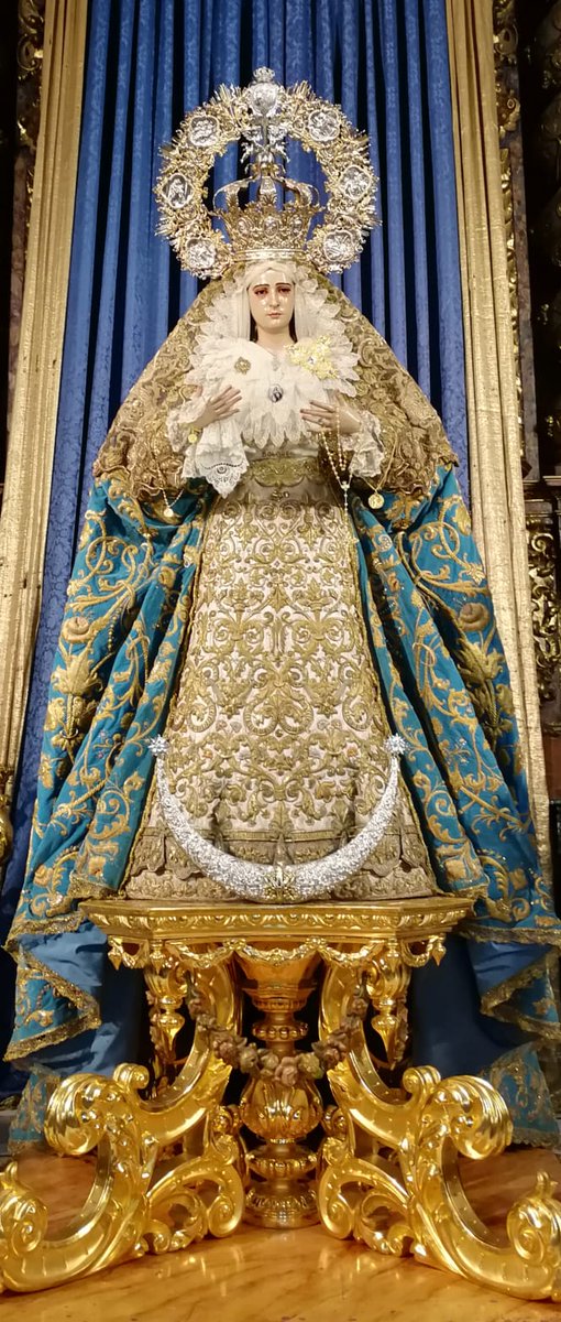VirgenDeReyes's tweet photo. La Virgen de los Dolores de Castilleja @HdadCalleReal lleva una medalla de la patrona para sus cultos.

📷 Hermandad y Antonio Oliver. https://t.co/3QwR2e6vTa