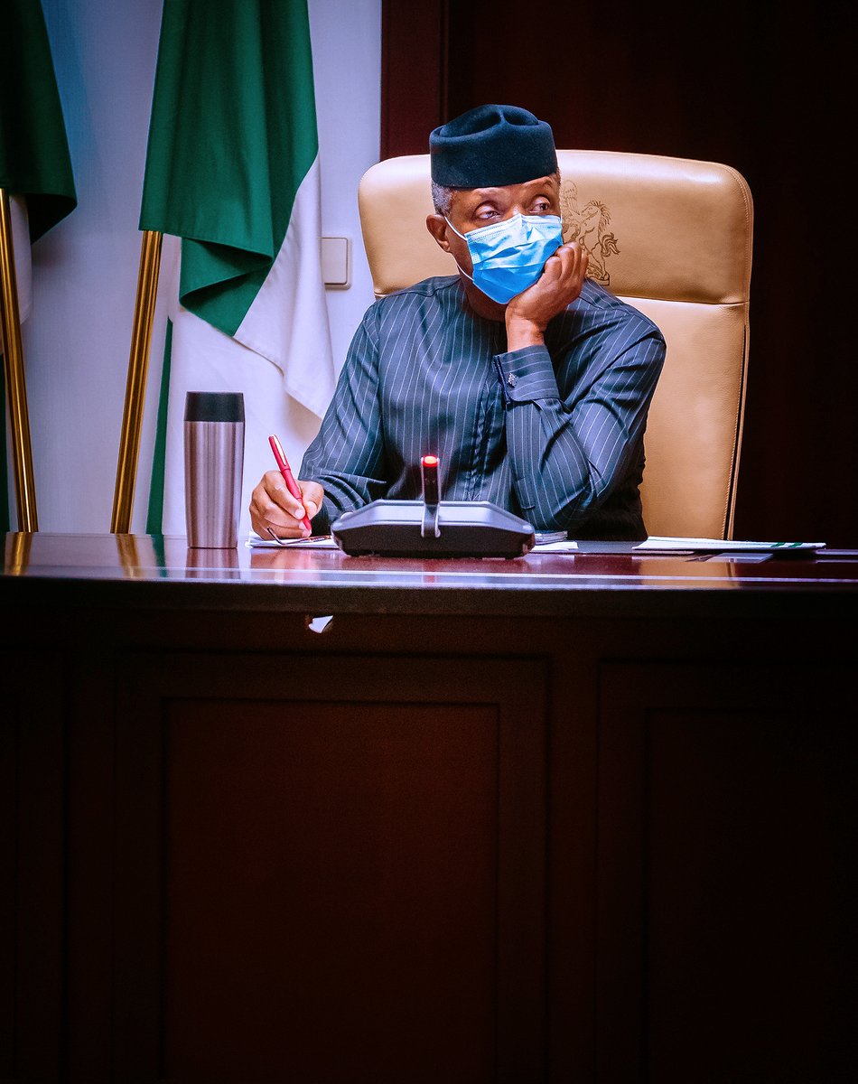 NigeriaGov's tweet photo. Vice President @ProfOsinbajo chaired the first meeting of the @OfficialAPCNg tripartite consultative committee of the Executive, Legislature and Leadership of the @OfficialAPCNg at the State House, Abuja.

#AsoVillaToday https://t.co/us1XcOKXD9