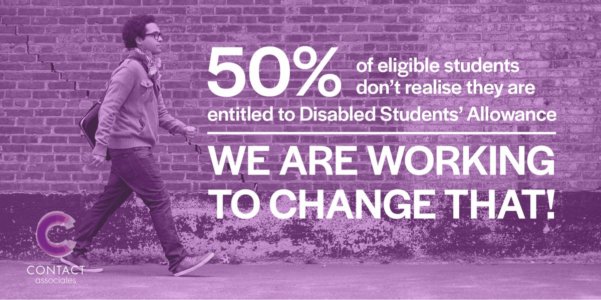 ContactAssoc's tweet photo. Could you be eligible for #Disabled #Students Allowance, extra #funding for #highereducation @MindCharity  Find out more https://t.co/tVMnb1ismT #ucas #disabledstudentsallowance #depression #anxiety #mentalhealth #studentmentalhealth https://t.co/j5lH1KGS2X