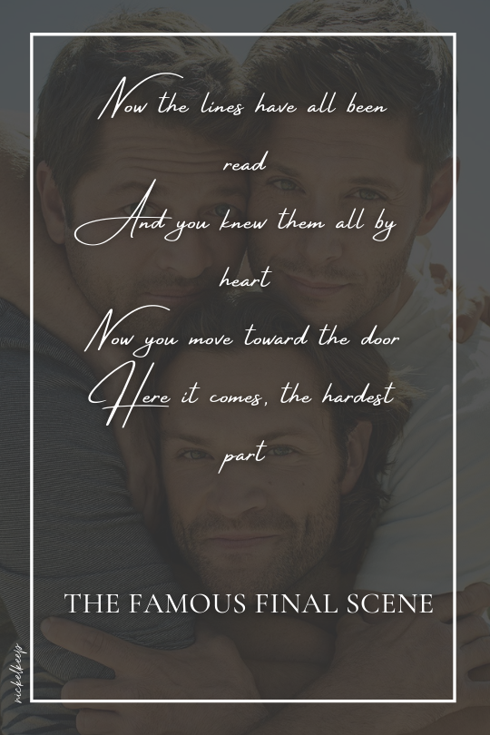 nickelkeep's tweet photo. #ThankYouSupernatural #SPNFamily 

I'm not crying. You're crying. https://t.co/oyuEIfLO6Z