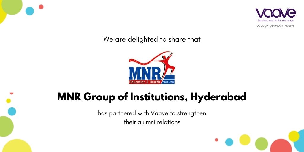 hoopstr_ai's tweet photo. MNR Group of Institutions, one of the premier educational groups from Hyderabad, is now partnered with Vaave to enhance their Alumni Relations. We are happy to have them on-board. Happy Reunion! 

#mnr #Hyderabad #vaave #saywow #happy #reunion #alumni #alumniengagement #sayvaave https://t.co/WLB2627IvO