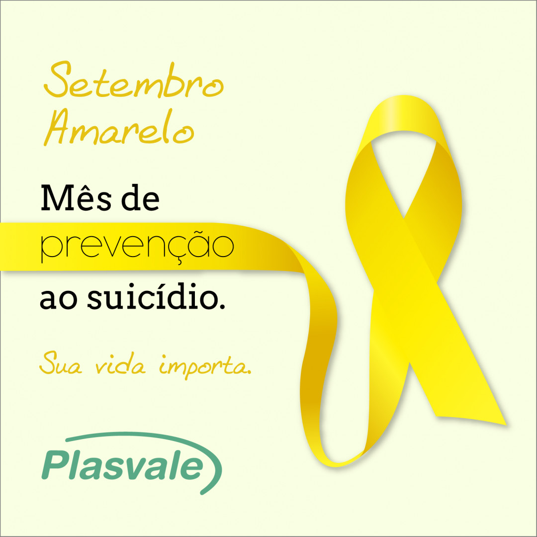 Plasvale's tweet photo. Hoje, dia 10 de setembro, é o Dia Mundial de Prevenção ao Suicídio. 💛

Seg... https://t.co/jWf3bdXXpu https://t.co/mQZhBucmj5