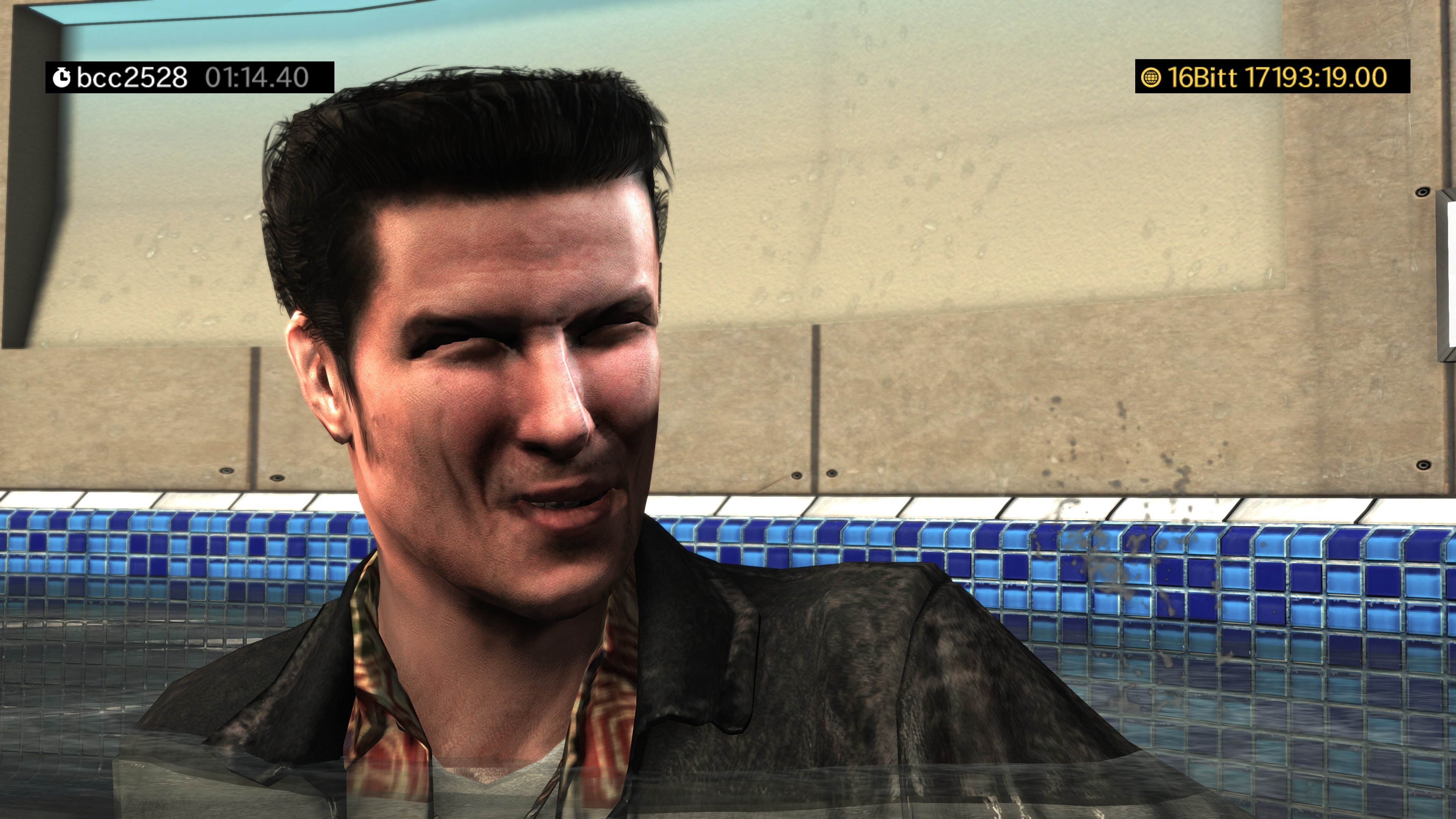 c Max Payne 3の初代マックスペインモデル 思い出の中の 孤独を紛らわすためニヤケ顔を浮かべるマックスペイン その人なままのはずなのに 実際に初代の彼の顔を確認するとそこまでニヤケていないという 画像1枚目が初代 それ以外3 担当モデラーは皆が
