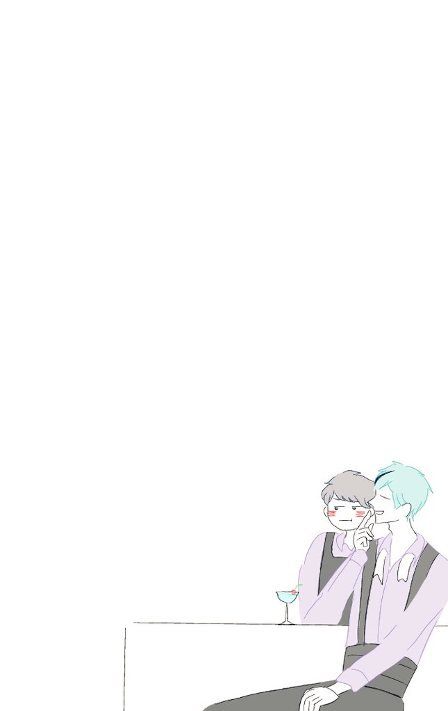 ツイステ チューして フロ監 あいのイラスト