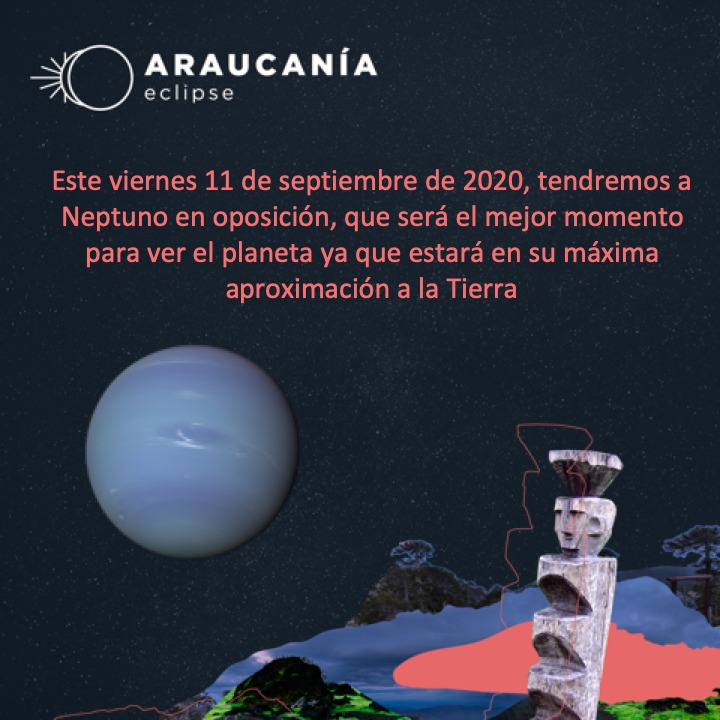 eclipse_2020's tweet photo. 📌 Este viernes tendremos a Neptuno en oposición, y será el mejor momento para su observación, ya que estará en su máxima aproximación a la Tierra y su rostro iluminado por el Sol. Eso sí, es importante aclarar que solo será visible 👀 utilizando algún telescopio o binocular 🔭. https://t.co/D6iQUoP4cb