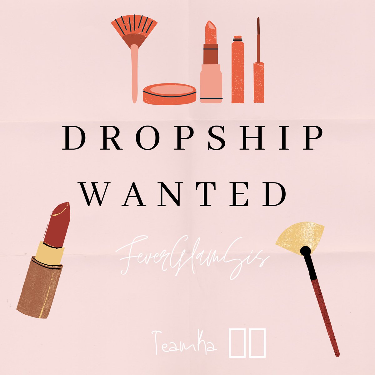 Zarzou Kayman 3w Clinic Ganu On Twitter Dropship Wanted Hi Gais Ad Tak Yg Nk Cari Duit Poket Nk Join Feverglamsis Nahhh Sy Nk Open Dropship Utk