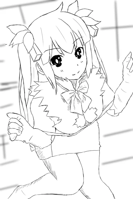 今日のりぃたさん応援描きはダンまちのヘスティア様です!早くりぃたさんが元気になりますようにお祈りします。#毎日りぃたさん  