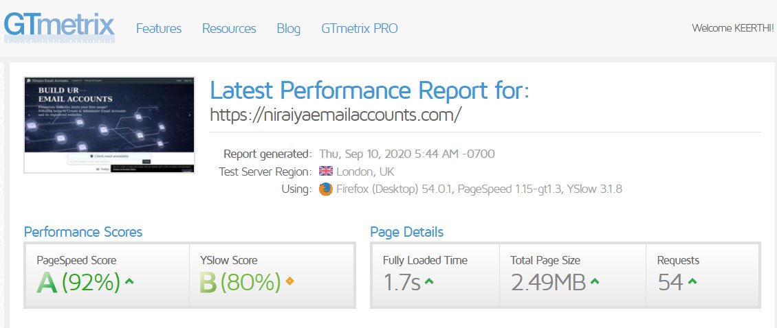 getthit_com's tweet image. GTMetrix speed test results for : niraiyaemailaccounts.com
@gtmetrix #speedtest #webperformancetest
#NiraiyaEmailAct #passwordmanager
#emails #emailpasswordmanager #freemiumfreedom #niraiyaemailaccounts #InternetMarketing #AffiliateMarketing #emailavailabilitychecker