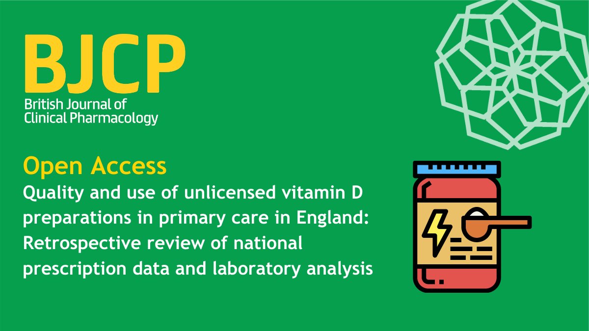 BritJClinPharm's tweet photo. "Food supplements, manufactured under less stringent quality standards, showed wide variations between measured and declared vitamin D content, which could lead to the risk of under‐ and over‐dosing."

Read more: https://t.co/qQ9Drw2eTk

#foodsupplements #vitiminD https://t.co/JL4cHJ8UO7