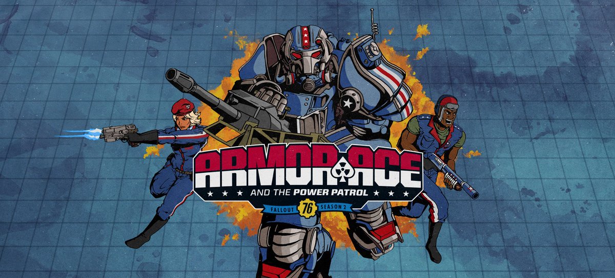 Whose excited for One Wasteland, Legendary Perks, Daily Ops and Armor Ace? Huge patch for free next Tuesday!  Also we're tweaking weekly challenges to help folks who can't log in everyday still progress up the challenge pass.  #Fallout76