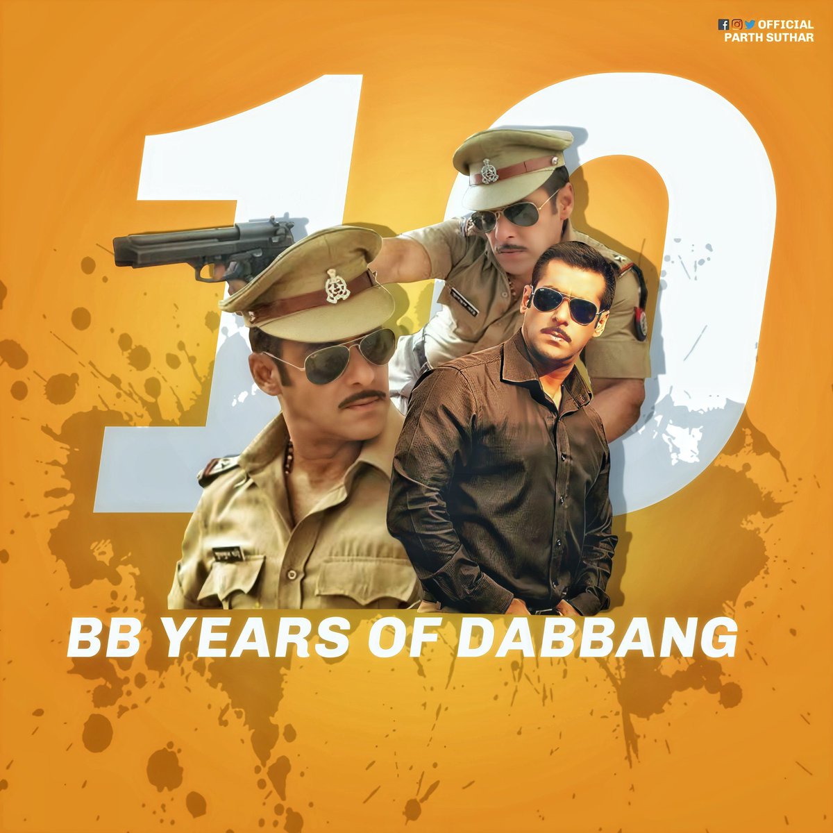 Here Is My Robbin Hood Edit for #Dabbang
Mass RT 🔥
Salman Khan As Robbin Hood Pandey Nailed This Role 💯
Complete Family, Action Movie. 
A Film Which Started Policegiri Trend. Which Changes The Level of Action Films. No One Can Ever Forget #ChulbulPandey ❤️😍

#10YearsOfDabangg