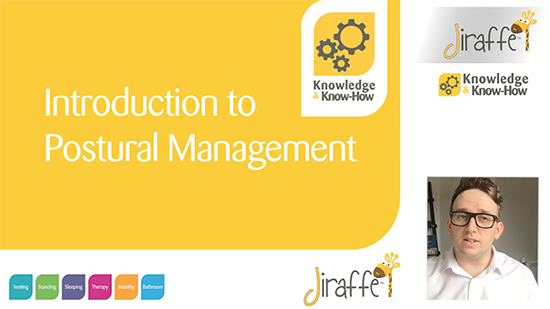 Jiraffe_org's tweet photo. An Introduction to #PosturalManagement
The first video in our Knowledge & Know-How series, focuses on the 'Introduction to Postural Management'.
Watch the full presentation here > https://t.co/Zqr3lpKMyD
#Jiraffe #KnowledgeandKnowHow #training https://t.co/sLuEILihCC