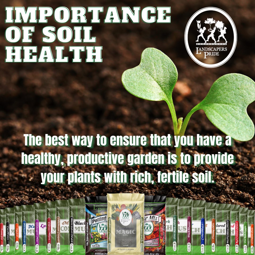 Wondering how to keep your soil in top notch condition? Let us help! Check out our wide array of products that are sure to meet your needs! 🍀🤩
#LandscapersPride #LetsGrowTogether