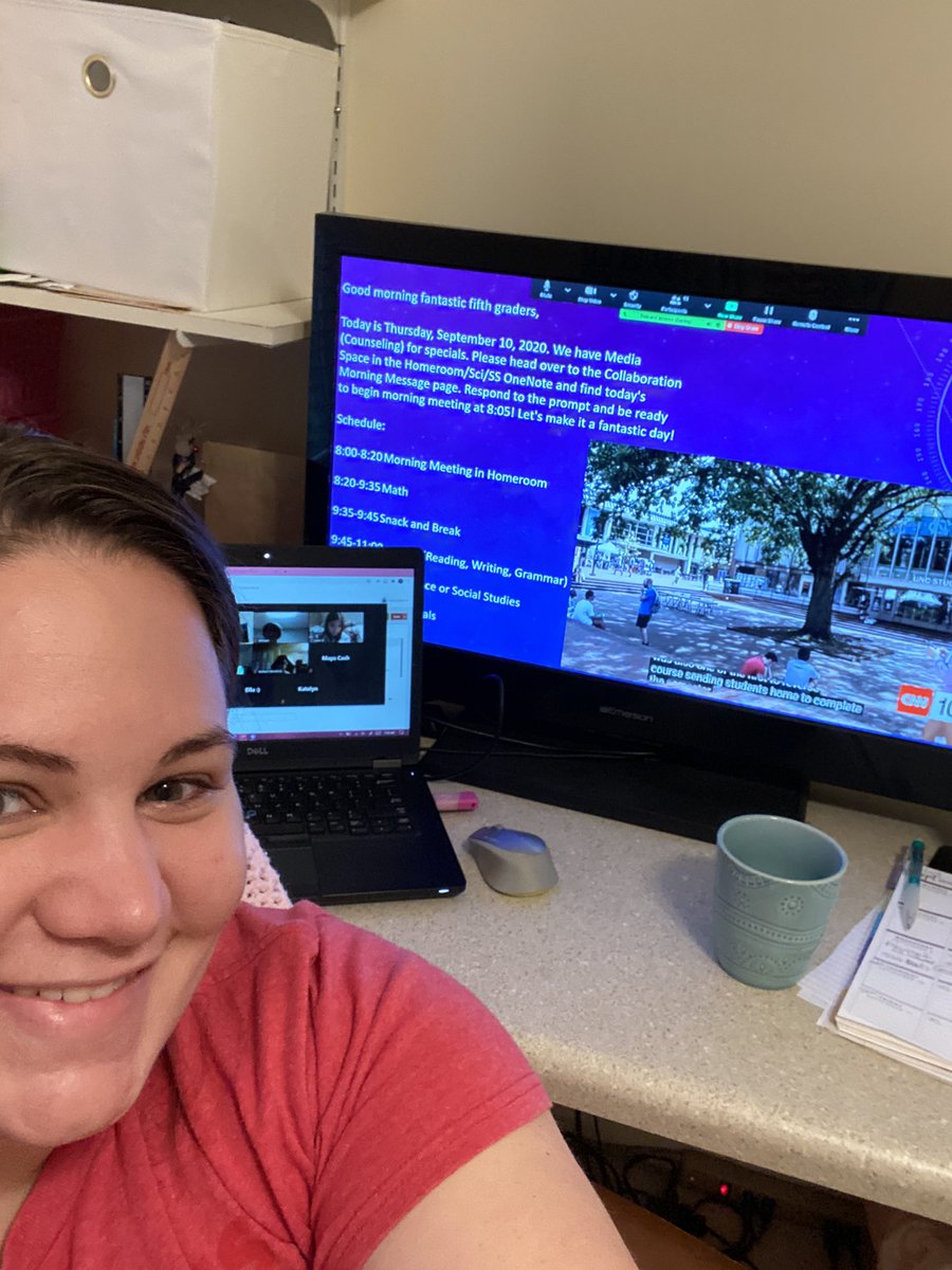 Got inspired by seeing other T’s “waiting rooms.” Loving this trial run this morning with <a href="/CNN10/">CNN 10</a> and my morning message. #theDavisDifference <a href="/davistigers87/">Davis Elementary</a> <a href="/CobbSchools/">Cobb County Schools</a> <a href="/CobbInTech/">CobbInTech</a>