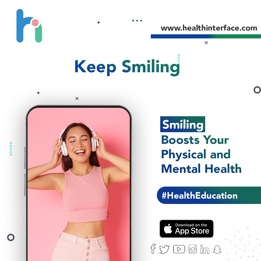 HealthInterface's tweet image. 😊Smiling not only offers a mood boost but helps our bodies release cortisol and endorphins that provide numerous ⚕️health benefits, including: #Reducedbloodpressure #Increasedendurance #Reducedpain #Reducedstress #Strengthenedimmunesystem
Follow us @healthinterface
#yearofhi