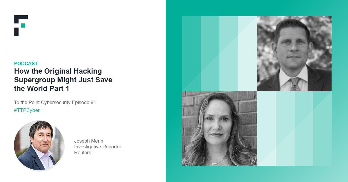 ForcepointSec's tweet photo. Carolyn and Eric talk to Joseph Menn about his latest book, Cult of the Dead Cow which tells the story of the oldest, most respected American hacking group of all time on #TTPCyber #podcast: https://t.co/GCWRpNJg4p https://t.co/WM3aT6uVHc