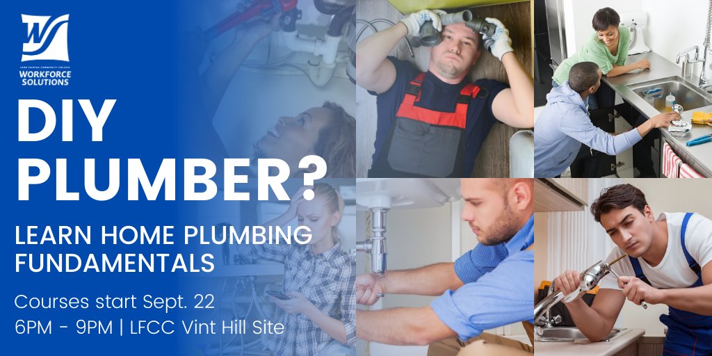LaurelRidgeWS's tweet photo. Are you a #DIY plumber? #LFCCWS is offering a #plumbing fundamentals course at our Vint Hill site. Learn the basics and more! Check out the details >>> https://t.co/uZM3UGhkf4

#DIYPlumber #DIYPlumbing https://t.co/6qMwoBD3rk