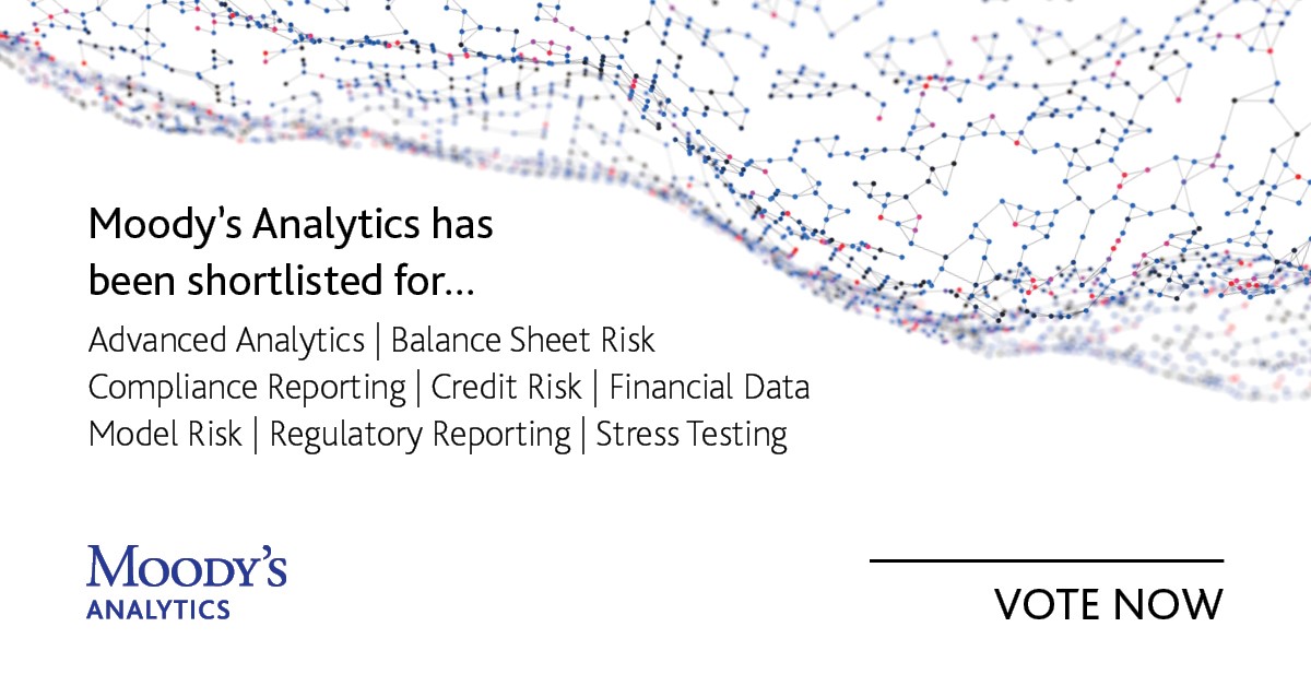Moodys's tweet photo. Moody’s Analytics is honored to be shortlisted in eight categories in the 2021 CeFPro Fintech Leaders Survey. Voting is now open: https://t.co/6SYtmUmOIv
#CeFPro #MoodysAnalytics https://t.co/gSo54lOhY7
