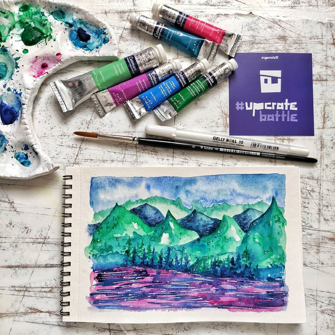 upcrateart's tweet photo. Another lovely entrie for our #upcratebattle #upcrate11 July CRATE⁠ ⁠ by @_krikelkrakel_

The Pink Lake

Thanks for participating 😍

💜
🖌️

🌌🌠🌛🌟⁠
_____⁠

⁠
#upcrateartcrew #subscriptionbox #artsupplies⁠
⁠ https://t.co/w3WK099V2r