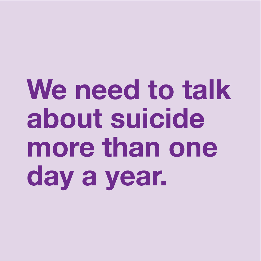 Today is #WorldSuicidePreventionDay, and we’re launching our #notsuicidenottoday campaign. Take a moment to read an open letter from CAMH’s President &amp; CEO, Dr. Catherine Zahn, on why we need to talk about suicide more than one day a year. ow.ly/pswB50BmC6e #WSPD
