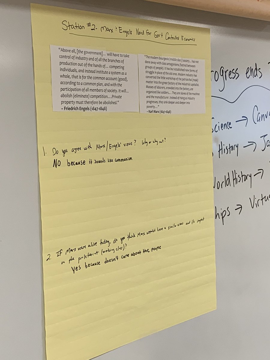 DrSooter's tweet image. History class analysis of historical text. Students reading, writing and thinking! #WorldClassWolves #AcademicExcellence @RSWolves @ReedsSpringHS