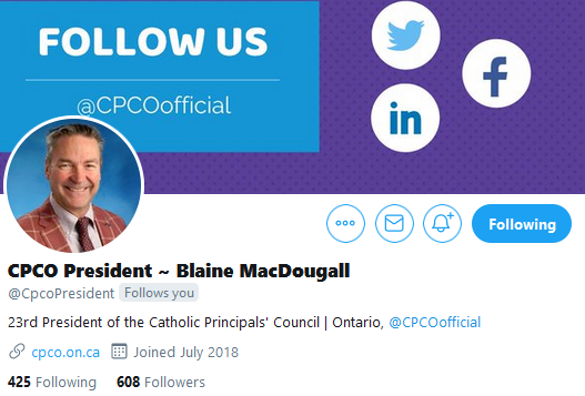 CPCOofficial's tweet photo. Did you know that CPCO President Blaine MacDougall is on Twitter? Follow him directly at @CPCOPresident!
#ThursdayThoughts #ThursdayMotivation #FollowCPCO https://t.co/p44OeiKoce