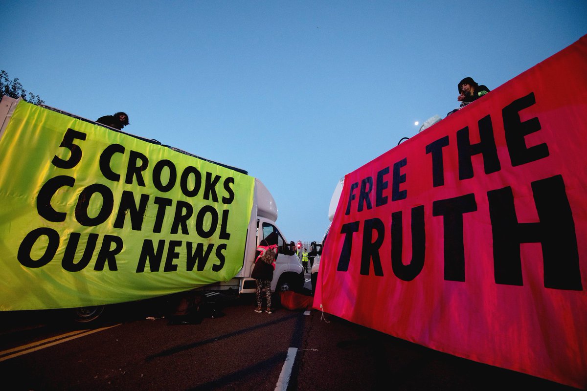 When given information on the ownership of our press, half of adults in the UK think we don’t have a free press, without this information a third of adults in the UK actively say we do not have a free press.YouGov Poll:  https://extinctionrebellion.uk/2020/09/10/according-to-yougov-poll-uk-public-think-we-dont-have-free-press/