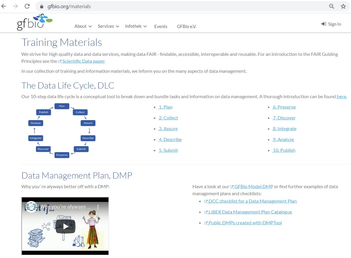 GFBio_eV's tweet photo. Our collection of training & information materials covers many aspects of research data management (#RDM) like ...
#FAIRData
#DMP & modelDMP
#Rstats
#OpenRefine
#GFBioVideo|s ...and more!
Explore under https://t.co/wD0DPGtvrc and if anything is missing, let us know! https://t.co/8cJPexQcsi