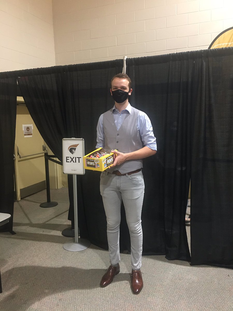 Who is the man behind the mask?  Tks for being a volunteer at our annual Flu Vaccine Clinic.
