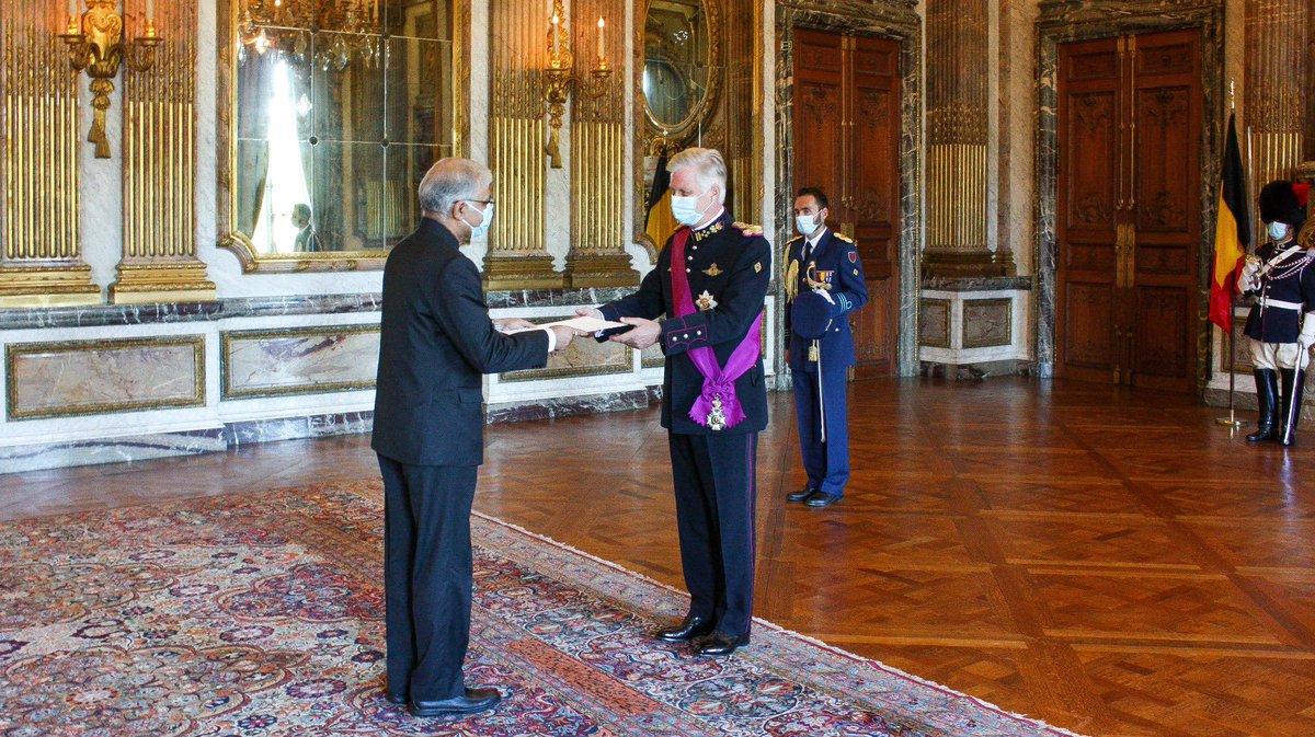 Presenting my letter of credence