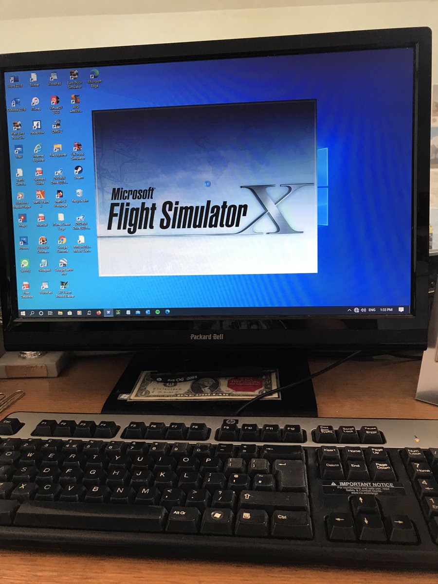KeithAlanDunne's tweet photo. God how I’ve missed using this bit of software. Welcome back #MicrosoftFlightSimulatorX. It’s been over two weeks. https://t.co/pKWOk9mrme