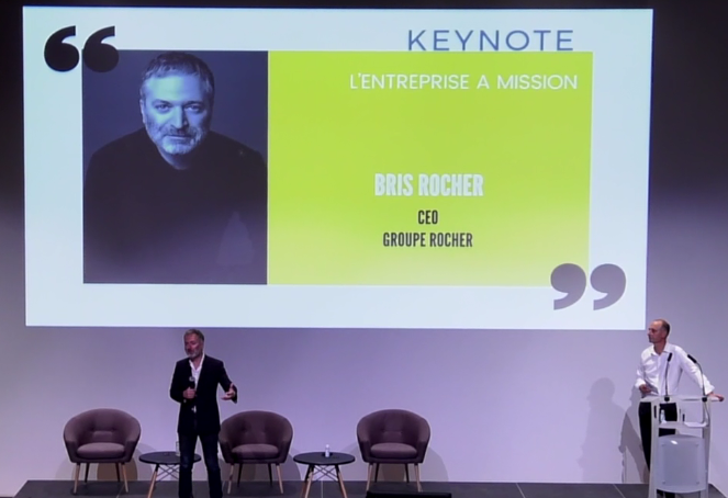 Brice Rocher : "aujourd'hui, il faut être B Corp ET société à mission". Les 2 sont complémentaires ! Bravo Groupe Rocher d'être devenu Entreprise à mission et pour l'ambition d'être #bcorp d'ici 2030