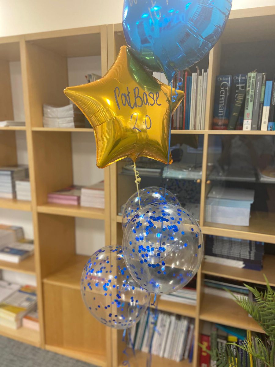 Minesoftnews's tweet photo. The Minesoft UK team celebrated the release of #PatBase 2.0 with balloons and cake! We're so excited to introduce this new update to the system, request your free trial now: https://t.co/uhvmQl505C https://t.co/KZ317UjPyY