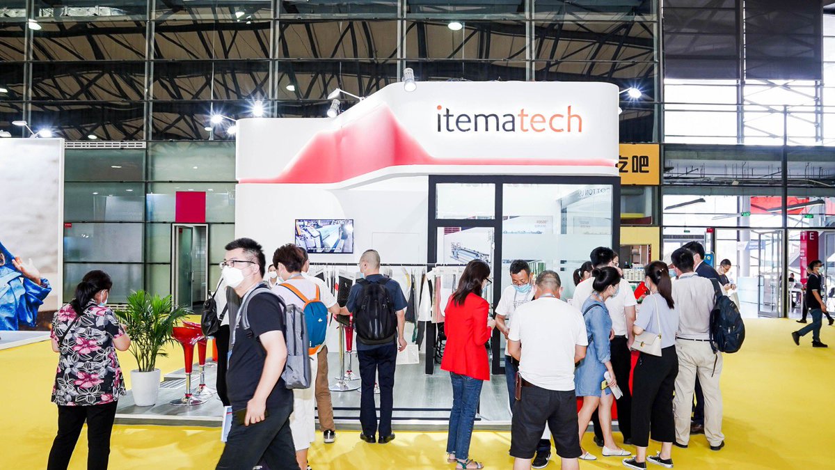 TriumphGroupInt's tweet photo. The #eventindustry starts off again, and not only in words. At Cinte Techtextil in Shanghai, at the New International Expo Center, from 2 to 4 September @ItemaGroup brought back #Italian excellence with the design of textile machineries in the Chinese market. #triumphasia https://t.co/SX8FQpTIWH