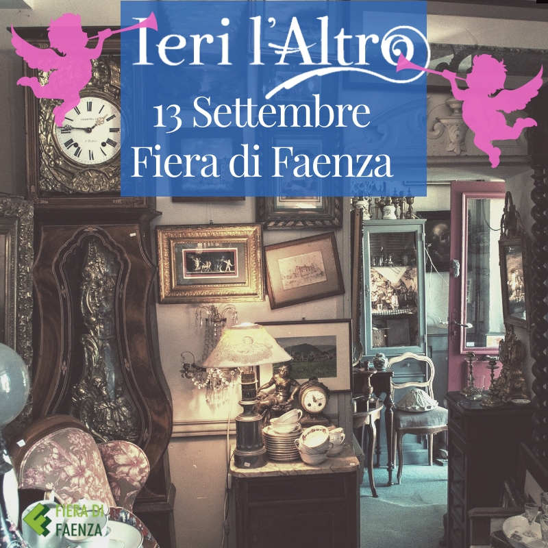 Dopo sei mesi si riparte! 13 settembre Ieri l'Altro mercato di #antiquariato #modernariato #collezionismo #vintage di #Faenza #fierafaenza #faenzanews #blunautilus  fiereantiquariato.it blunautilus.it