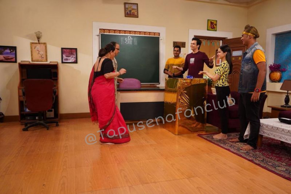 Tapusenafanclub's tweet photo. #Onset #today #funonset #UpcomingTrack #masti #dhammal #dhatting #TSFC #TMKOC #TSFCfanclub @SamayShah48 https://t.co/MepSbn7joT