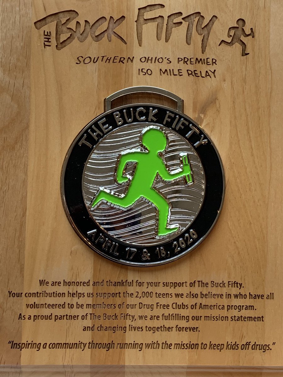buckfiftyrace's tweet photo. We’re so thankful to all our Buck Fifty Sponsors!  Those supporting us at the $1,000 level or about receives one of our Buck Fifty race medals embedded in a beautiful piece of red alder wood.  Please let us know if you’d like to become a Buck Fifty Partner.  #thebuckfifty https://t.co/ux8CYCX8FC