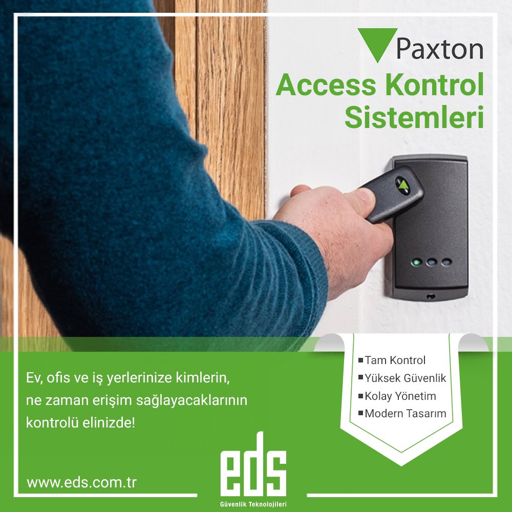 EdsElektronik's tweet photo. Paxton Access Kontrol Sistemleri; #paxton #accesskontrol #accesscontrol #controlsystem #doorentry #wireless #doorhandles #readers #entry #paxlock #software #eds #edselectronic #edselektronik #covid19 #pandemi #tamkontrol https://t.co/m8NJJACTJW https://t.co/ZZFnAqaCb2